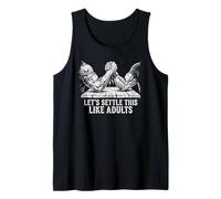 Let's Settle This Like Adults Funny Arm Wrestling Tank Top