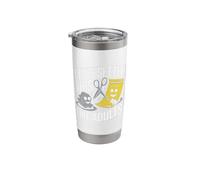Let's Settle This Like Adults Rock Paper Scissors Stainless Steel Insulated Tumbler
