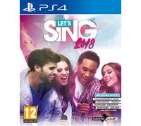 Let's Sing 2018 +1 Microphone PS4 PLAYSTATION 4 Deep Silver