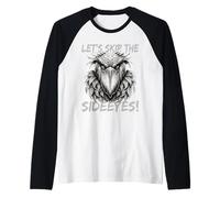 Let's Skip The Sideeyes Shoebill Stork Parenting Raglan Baseball Tee