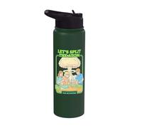 Let's Split The Atom Funny Physics Nuclear Energy Book Cover Stainless Steel Insulated Water Bottle