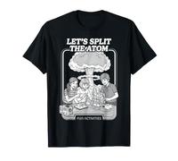 Let's Split The Atom Funny Physics Nuclear Energy Book Cover T-Shirt