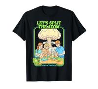 Let's Split The Atom Funny Physics Nuclear Energy Book Cover T-Shirt