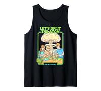 Let's Split The Atom Funny Physics Nuclear Energy Book Cover Tank Top