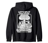 Let's Split The Atom Funny Physics Nuclear Energy Book Cover Zip Hoodie