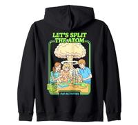 Let's Split The Atom Funny Physics Nuclear Energy Book Cover Zip Hoodie
