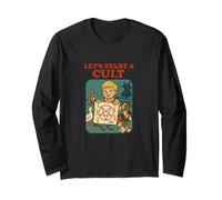 Lets Start A Cult Blackcraft Funny Dark Humor Sarcastic Long Sleeve T-Shirt