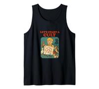Lets Start A Cult Blackcraft Funny Dark Humor Sarcastic Tank Top