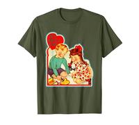 Let's Start a Cult Funny Hipster Ironic Pun T-Shirt, Men, Olive Green, X-Large