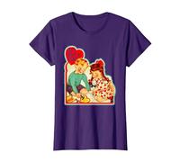 Let's Start a Cult Funny Hipster Ironic Pun T-Shirt, Women, Purple, X-Large