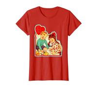 Let's Start a Cult Funny Hipster Ironic Pun T-Shirt, Women, Red, 3X-Large