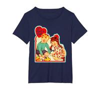 Let's Start a Cult Funny Hipster Ironic Pun T-Shirt, Women's Plus, Navy Blue, 2X