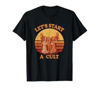 Lets Start A Cult - Retro Sunset T-Shirt
