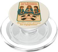 Let's Summon The Algorithm Tech Humor Vintage PopSockets PopGrip for MagSafe