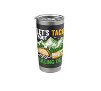 Let's Taco 'Bout Pulling Out Funny Camper Van Camping Stainless Steel Insulated Tumbler