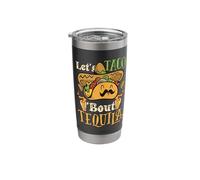 Let's Taco Bout Tequila Taco Tuesday Tacos and Tequila Stainless Steel Insulated Tumbler