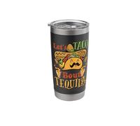 Let's Taco Bout Tequila Taco Tuesday Tacos and Tequila Stainless Steel Insulated Tumbler
