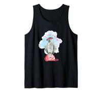 Let's Take a Break - Sleepy African Grey Parrot Tank Top