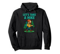 Let's Take a Hike Funny Hiking Graphic Pullover Hoodie