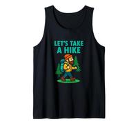 Let's Take a Hike Funny Hiking Graphic Tank Top