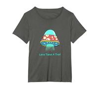 Lets Take A Trip! T-Shirt, Women's Plus, Asphalt Grey, 3X