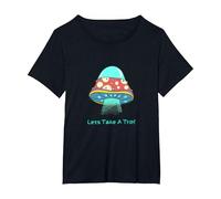 Lets Take A Trip! T-Shirt, Women's Plus, Black, 3X