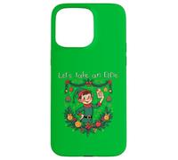 Lets Take an Elfie Christmas Elf Cheerful Selfie Pun Fun Case for iPhone 15 Pro Max
