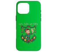 Lets Take an Elfie Christmas Elf Cheerful Selfie Pun Fun Case for iPhone 16 Pro Max