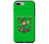 Lets Take an Elfie Christmas Elf Cheerful Selfie Pun Fun Case for iPhone 7 Plus/8 Plus