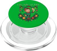 Lets Take an Elfie Christmas Elf Cheerful Selfie Pun Fun PopSockets PopGrip for MagSafe