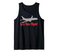 Let's Take Flight! Plane Jet Tank Top