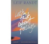 Let's Talk About Feelings: Roman, Randt, Randt, 9783462007961 Free Shipping.