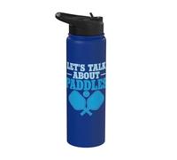 Let's Talk About Paddles Pickle Ball Pickleball Stainless Steel Insulated Water Bottle