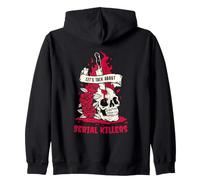 Let's Talk About Serial Killers True Crime Fan Zip Hoodie
