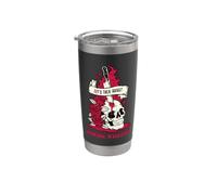 Let's Talk About Serial Killers True Crime Skull Stainless Steel Insulated Tumbler