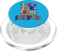 Let's Talk About Shakespeare Humorous Slogan Meme PopSockets PopGrip for MagSafe