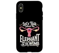 Let's Talk About The Elephant In The Womb Feminist Case for iPhone X/XS