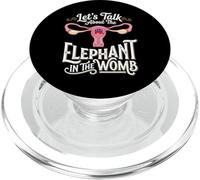 Let's Talk About The Elephant In The Womb Feminist PopSockets PopGrip for MagSafe