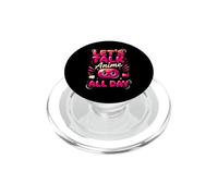 Let's Talk Anime All Day Otaku Manga Weeb PopSockets PopGrip for MagSafe