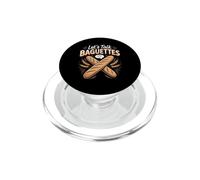 Let's Talk Baguettes French Bread PopSockets PopGrip for MagSafe