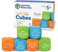 Let's Talk Cubes Feelings and Social Emotion Ice Breaker Prompts Ages 5 Plus