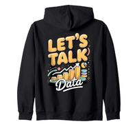 Let's Talk Data Business Analyst Analytics KPI Dashboards Zip Hoodie