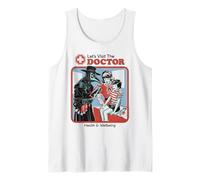 Let's Visit the Doctor Plague Retro Funny Adult Humor Tank Top