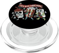 Lets Watch Horror Movies Halloween Funny Ghost Skeleton PopSockets PopGrip for MagSafe