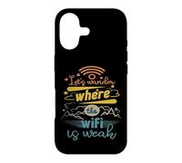 Let's Wonder Where The WiFi Is Weak Hiking Camping Mountain Case for iPhone 17