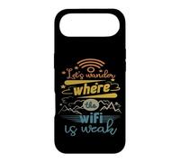 Let's Wonder Where The WiFi Is Weak Hiking Camping Mountain Case for iPhone Air