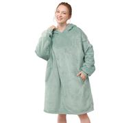 LetsFunny Blanket Hoodie,Oversized Wearable Sherpa Fleece Blanket Sweatshirt,Super Soft Warm Cozy with Giant Pocket