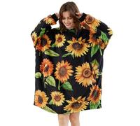 LetsFunny Blanket Hoodie,Oversized Wearable Sherpa Fleece Blanket Sweatshirt,Super Soft Warm Cozy with Giant Pocket,Gifts for Women Men Adults Teenagers Kids, One Size Fits All