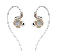 LETSHUOER DX1 11mm Dynamic Driver Earphones, HiFi in Ear Monitor IEM,Wired Earbuds IEM, Gaming Earbuds with Detachable silver-plated monocrystalline copper cable for Musician Audiophile Singer (3.5mm)