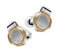 Letshuoer DX1 11mm Dynamic Driver in Ear Earphone, HiFi in Ear Monitors,Gaming Earbuds,Wired Earbuds with Detachable 2 pin Silver-plated monocrystalline Copper Cable DX1 4.4mm